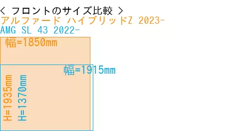 #アルファード ハイブリッドZ 2023- + AMG SL 43 2022-